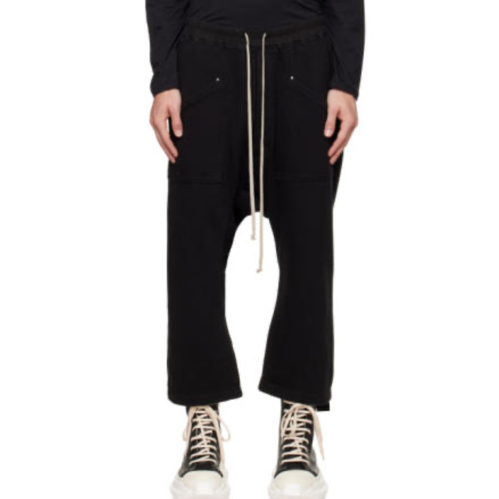 Rick Owens Drkshdw
Black Cropped Cargo Pants size XL